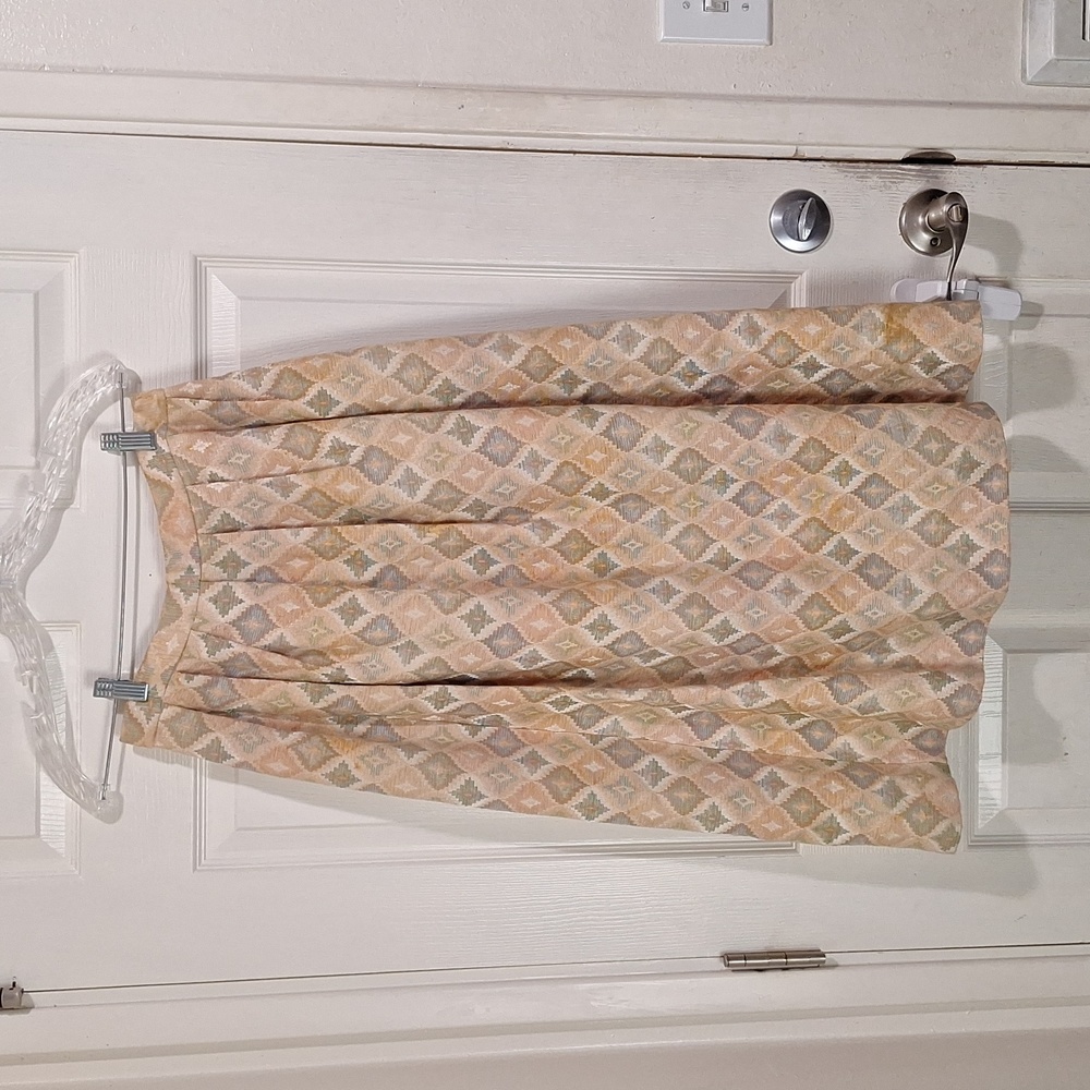 Vintage 70s Cloak of Many Colors tapestry maxi skirt Liberty & Lucrezia Women 8